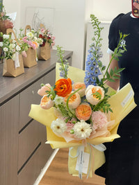 FT06-Yellow-Blue Theme Omakase-黄蓝色系花束