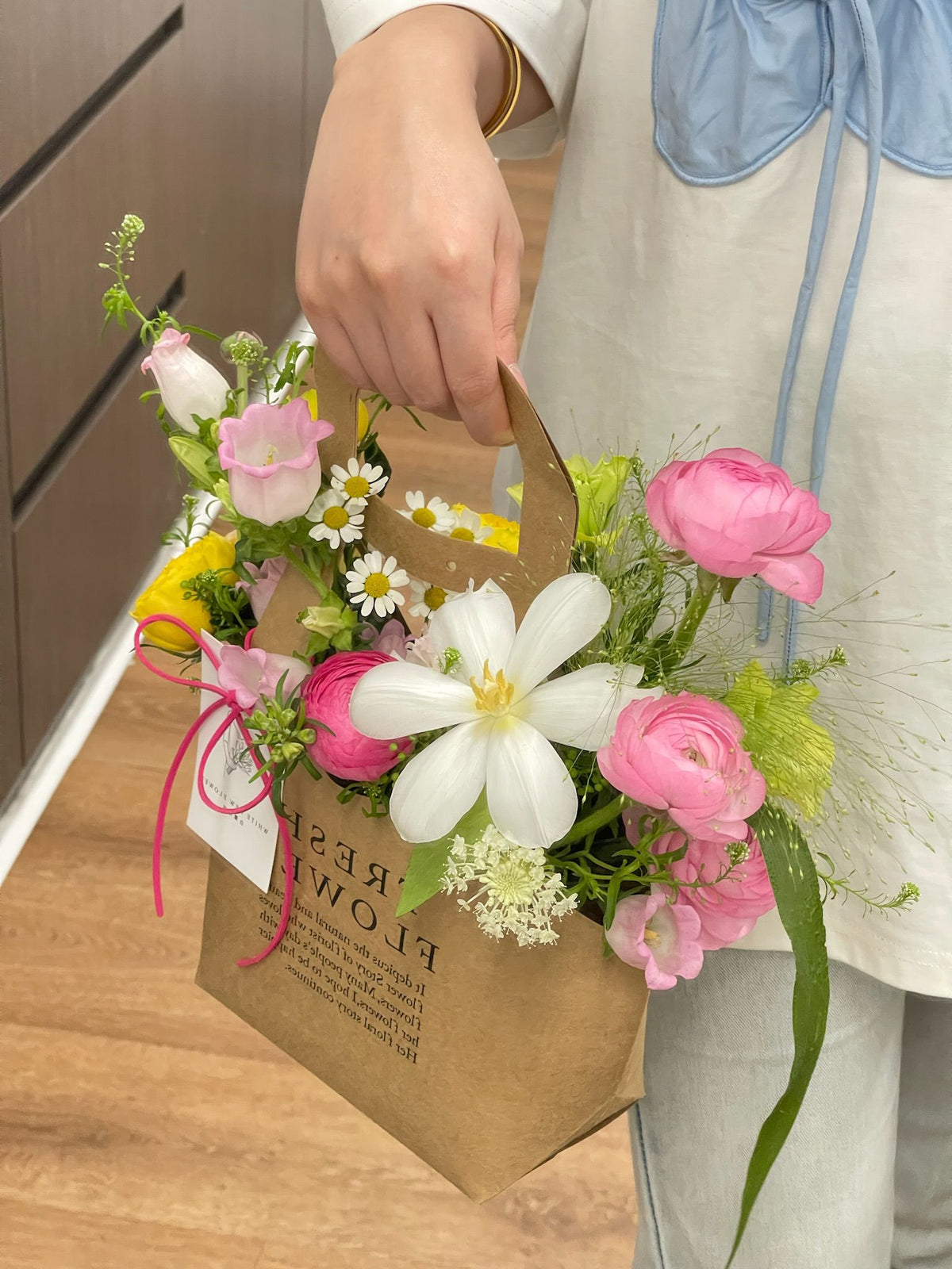 FX08-Kraft Flower  Box