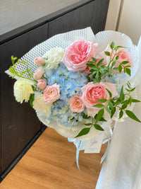 FT38 - Baby blue with pink