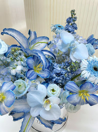 FX02-Blue Color Fresh Flower Box