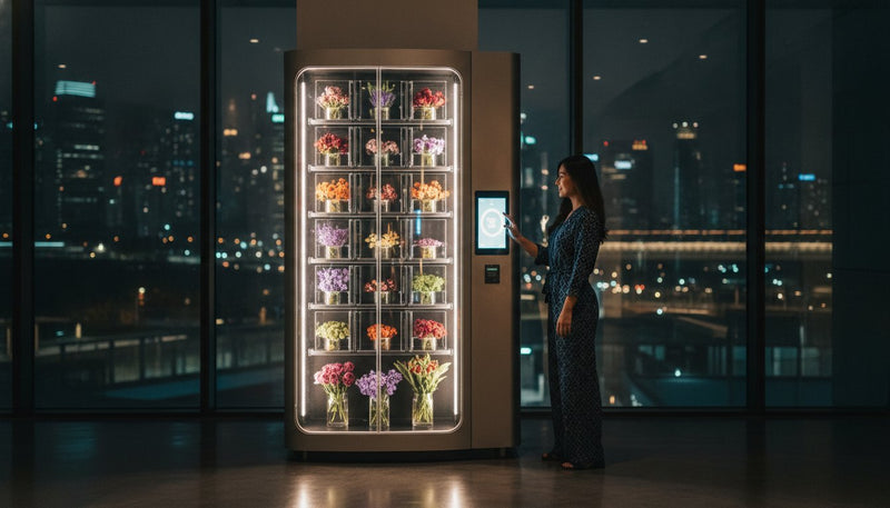 Automated Flower Machine Singapore: Your 24/7 Guide to Fresh Blooms