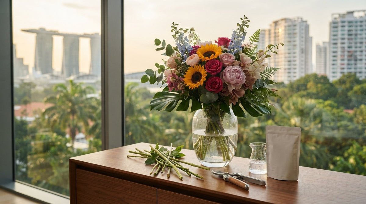 How to Keep Bouquets Fresh: Floral Longevity in Singapore