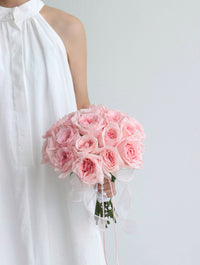 BD13- Kenya Pink O’hara Rose-Bridal Bouquet