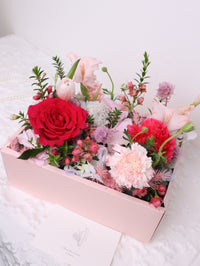 MD08-Floral box-Pink/Yellow/Orange