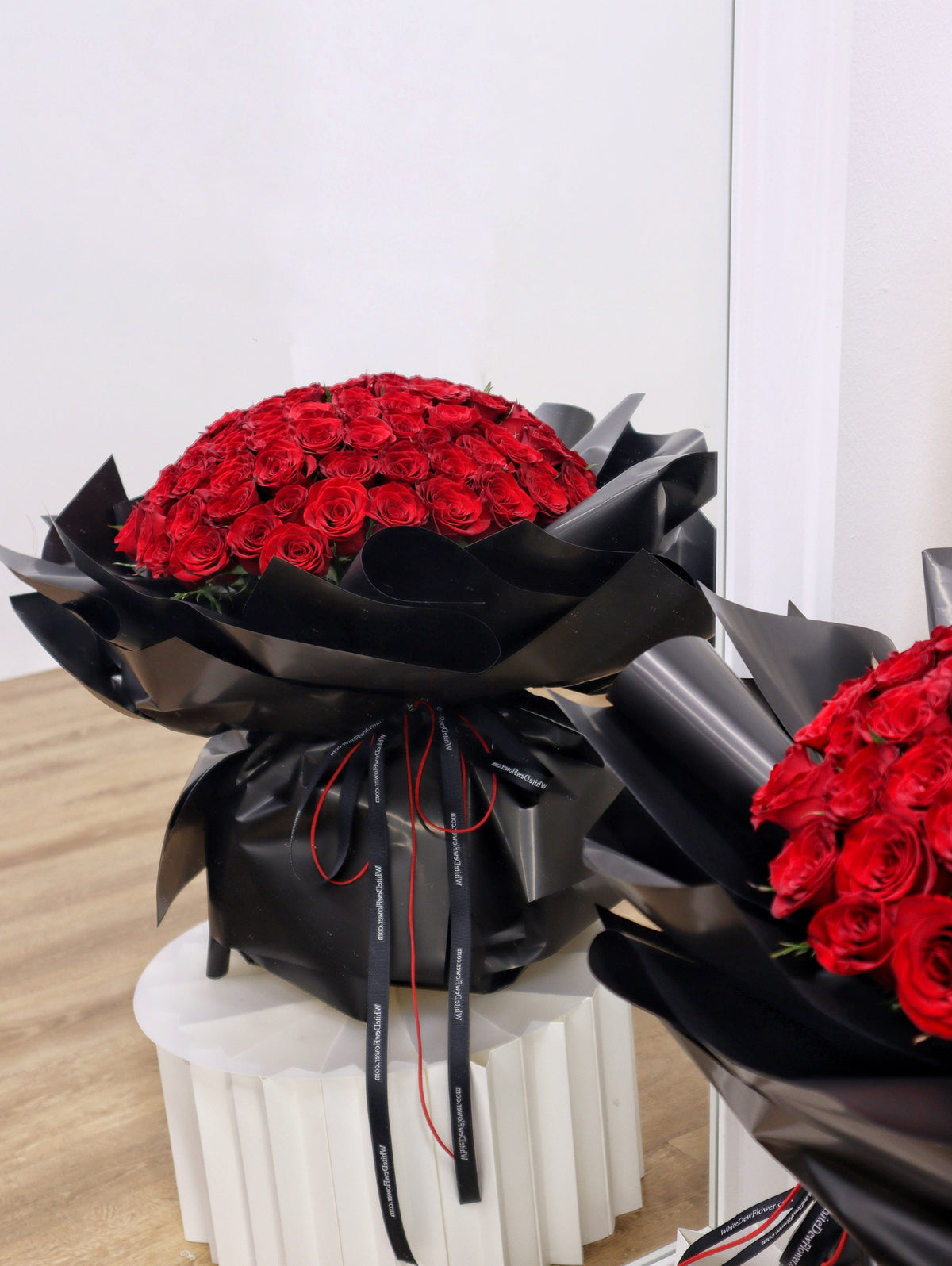 90 Roses 99 Red Roses Bouquet Shop Now | White Dew Flower