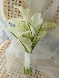 BD21-White Calla Lily - Bridal Bouquet