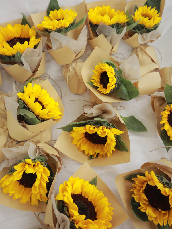 buy single sunflower bouquet