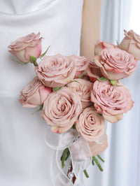 BD15- Cappuccino Rose-Bridal Bouquet