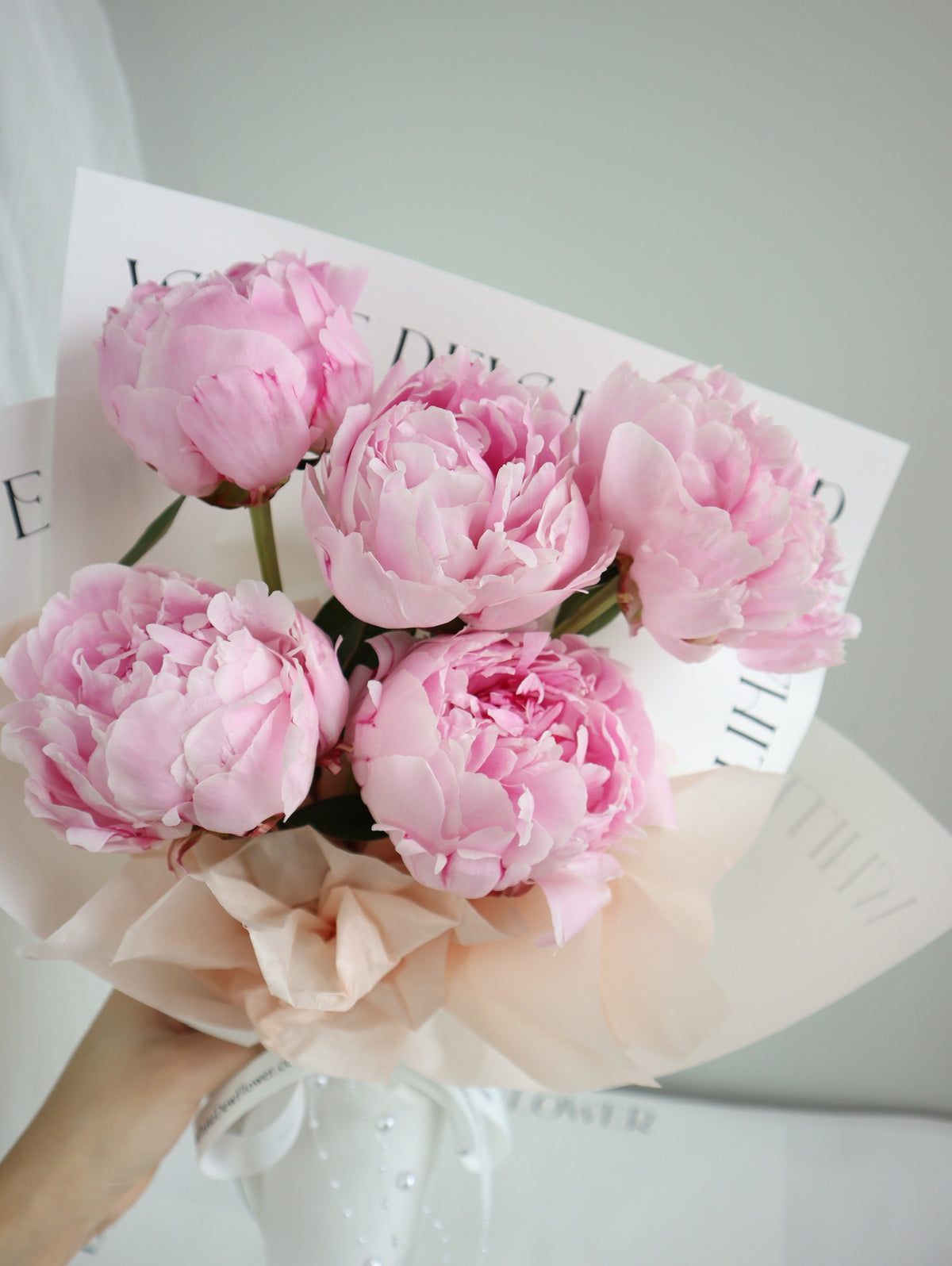 MD06-Pink Peony Bouquet
