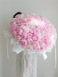 FT56-99 Pink Holland Peony Bouquet